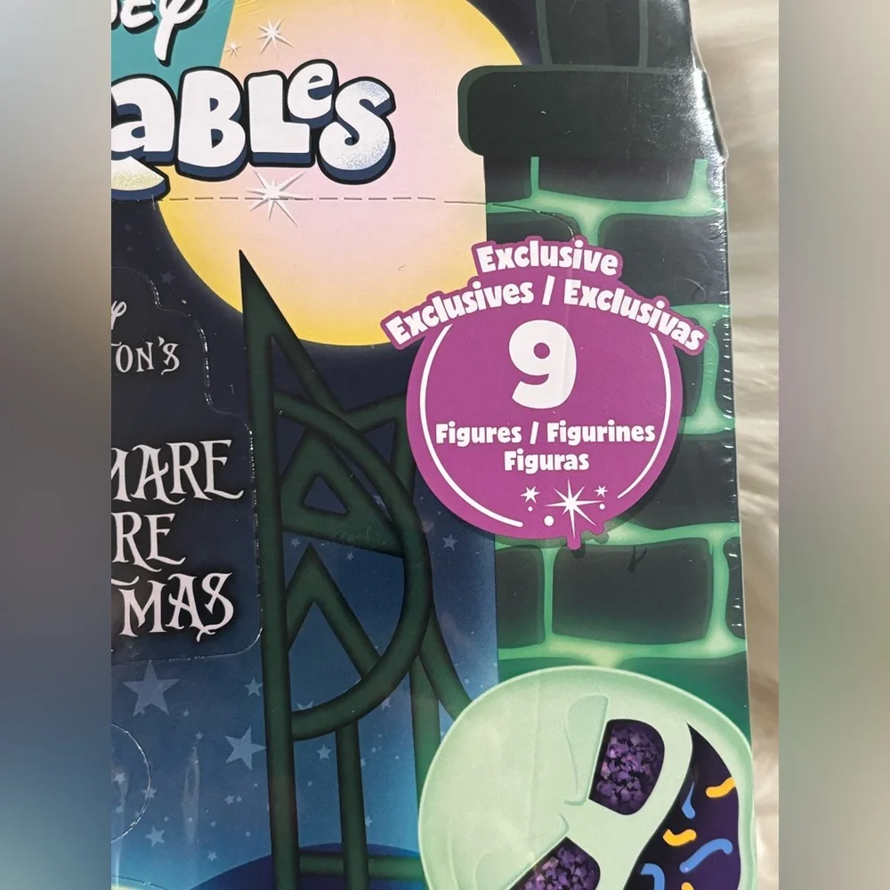 Disney Doorables Nightmare Before Christmas Glow in the Dark 9 Figure Set NIB